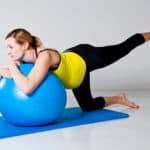 Woman Exercising While Pregnant